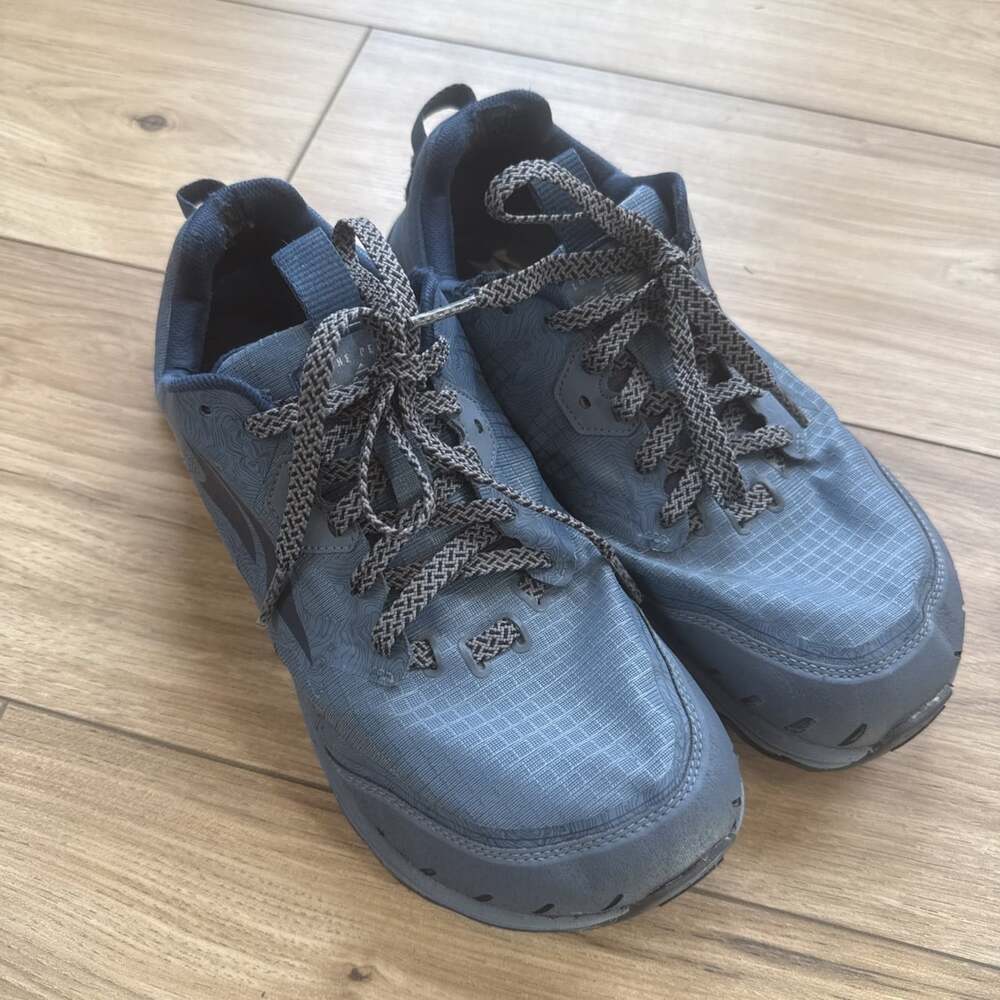 Altra Lone Peak 6 Shoes Womens Size 9 Wide Blue Trail Running Hiking Outdoor